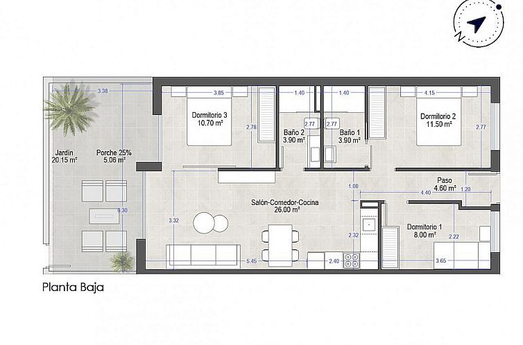 Appartement in San Javier
