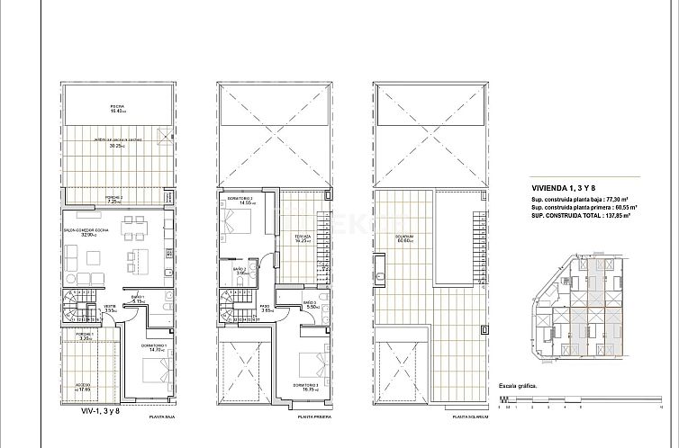 Geschakelde woning in San Javier Centro