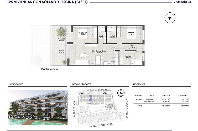 Appartement in San Javier