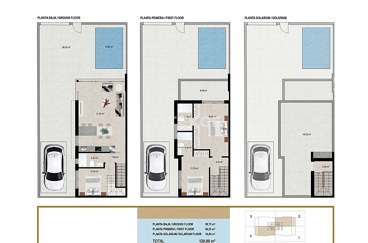 Geschakelde woning in Santiago de la Ribera