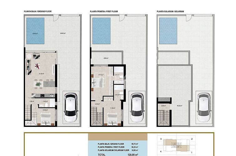 Geschakelde woning in Santiago de la Ribera