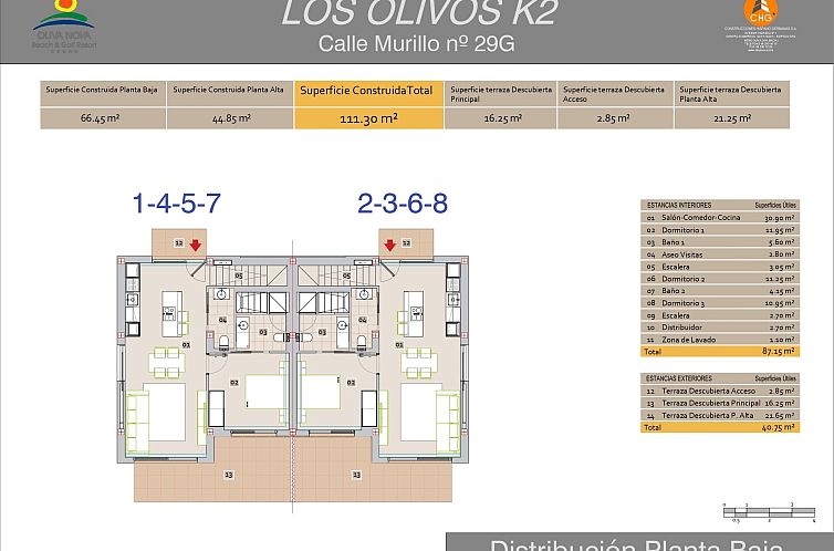 Geschakelde woning in Oliva
