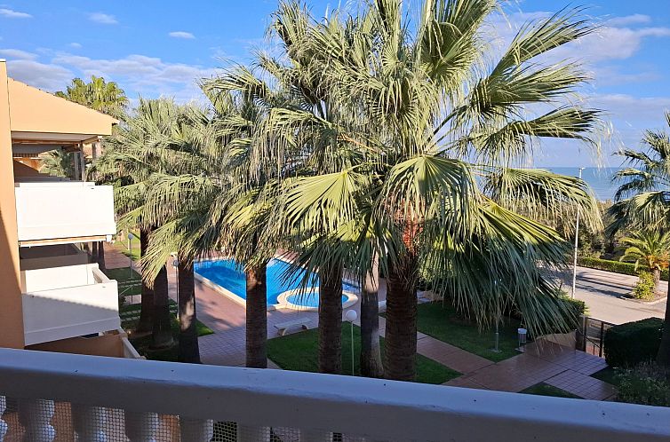 Unterkunft 1535101 - Appartement Costa de Valencia - Appartement Wohnung Stella, 1. Reihe Meerblick und Palmen