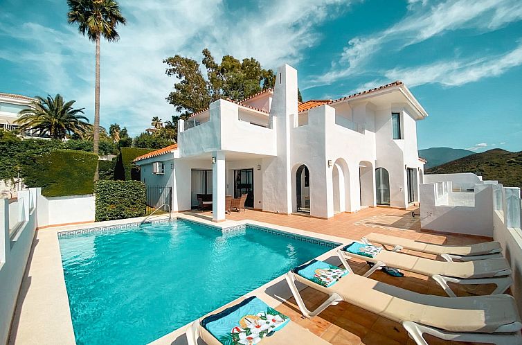 Unterkunft 1550127 - Ferienhaus Costa del Sol - Vakantiehuis Schöne 4BDR-Villa mit fantastischer Aussicht