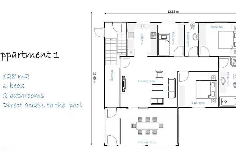 Villa Familia - Appartement 1
