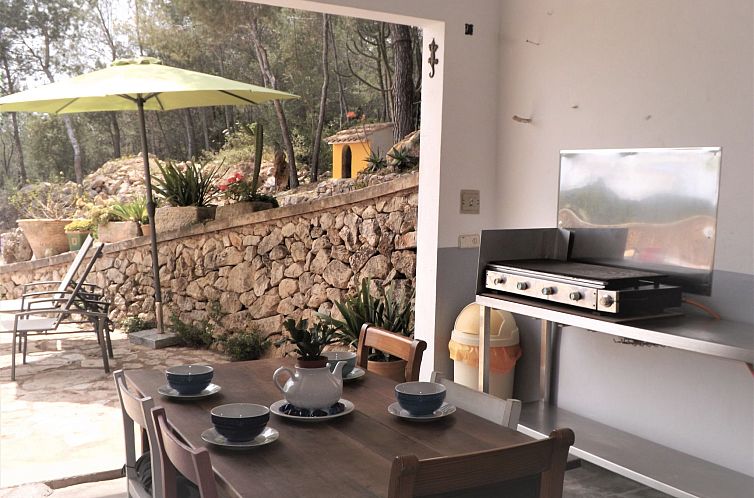 Vakantiehuis Finca Es Cau, mit Schwimmbad, Meerblick und Wif