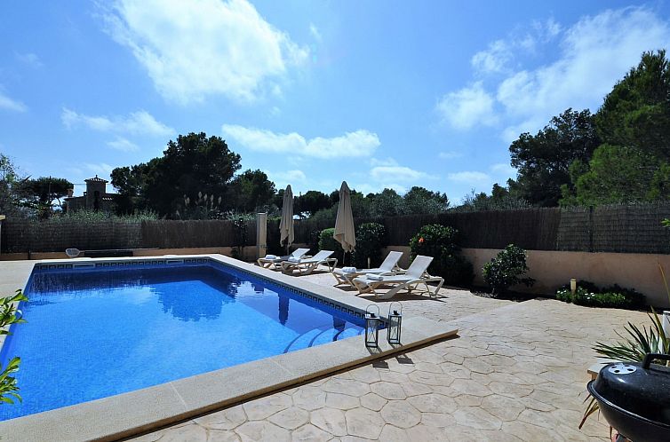 Vakantiehuis Preciosa villa con vistas al mar, piscina priva
