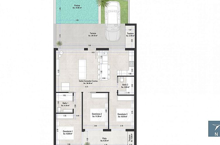 Geschakelde woning in San Pedro del Pinatar
