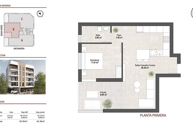 Appartement in San Pedro del Pinatar