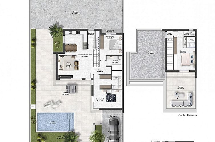 Vrijstaande woning in Murcia