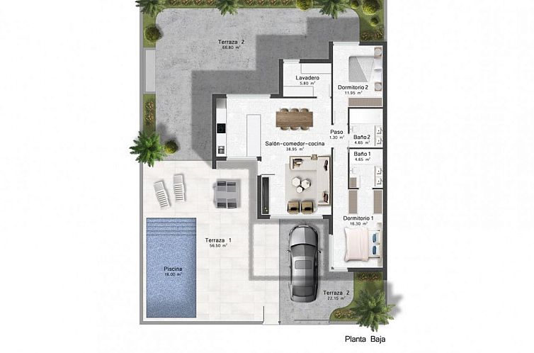 Vrijstaande woning in Murcia