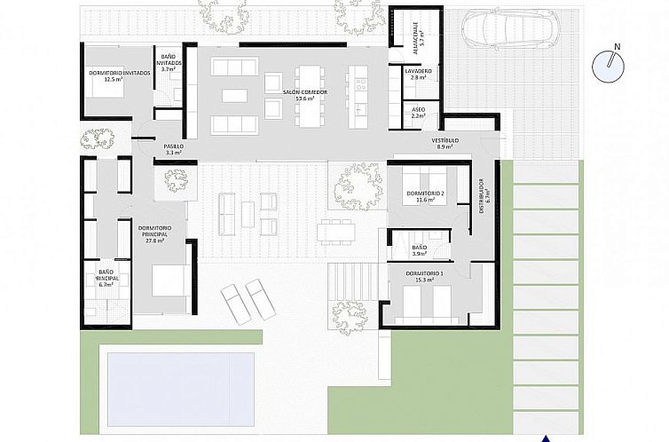 Vrijstaande woning in Murcia