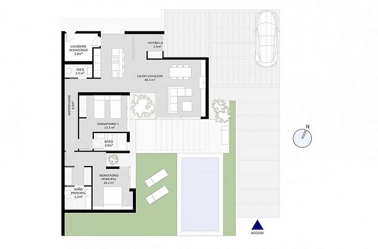Vrijstaande woning in Murcia