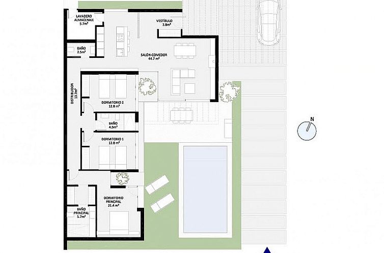 Vrijstaande woning in Murcia