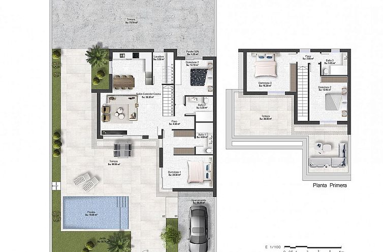 Vrijstaande woning in Murcia