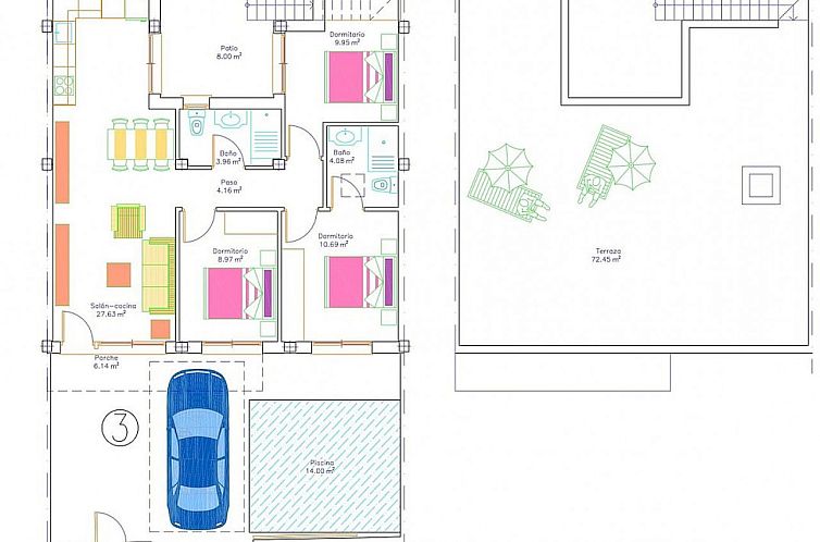 Geschakelde woning in Murcia