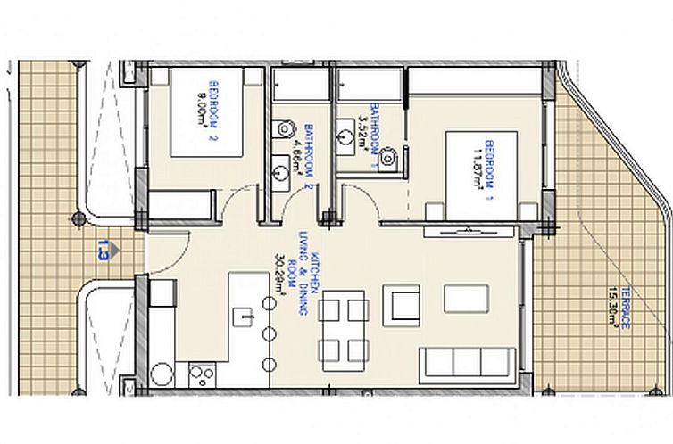 Appartement in Los Alcazares