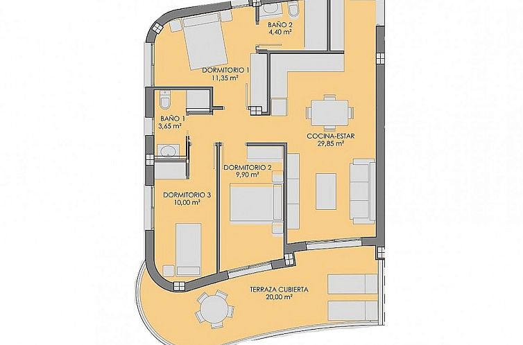 Appartement in Los Alcazares