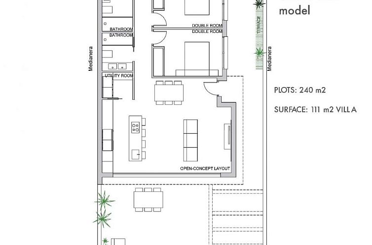 Vrijstaande woning in Los Alcazares