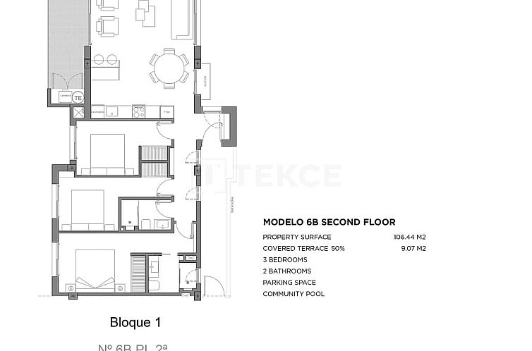 Appartement in Los Alcazares