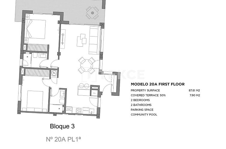 Appartement in Los Alcazares