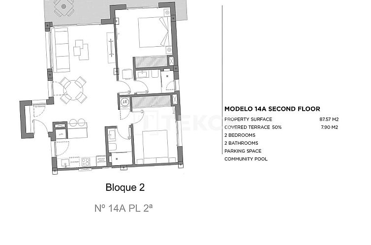 Appartement in Los Alcazares