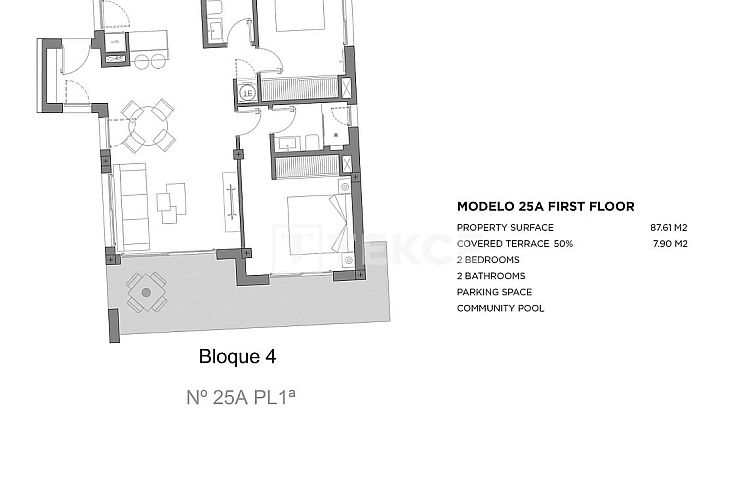 Appartement in Los Alcazares