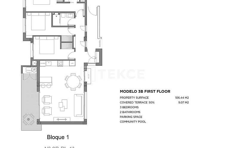 Appartement in Los Alcazares