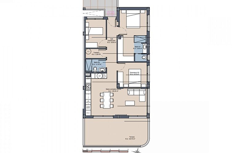 Appartement in Los Alcazares