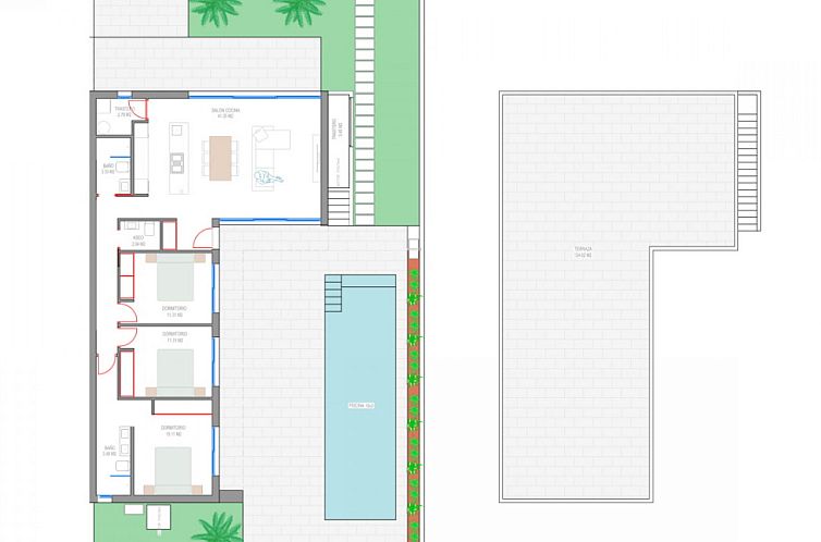 Vrijstaande woning in Los Alcazares