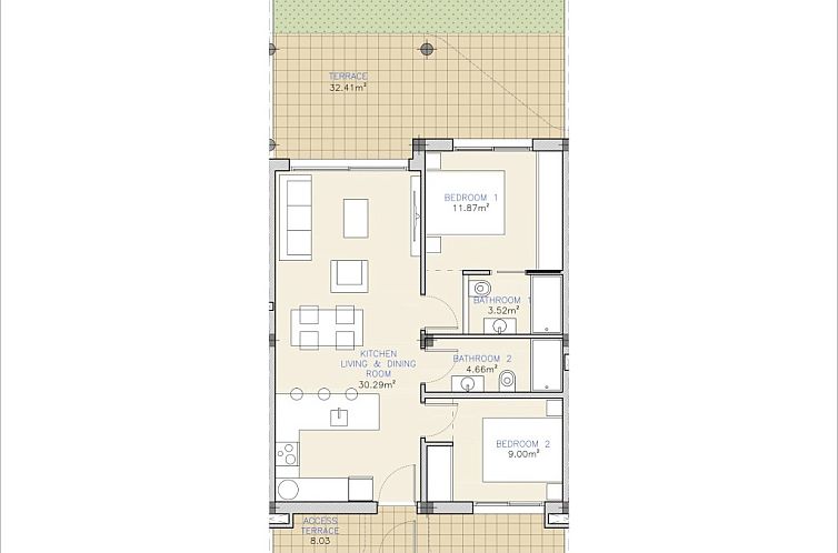 Appartement in Los Alcazares