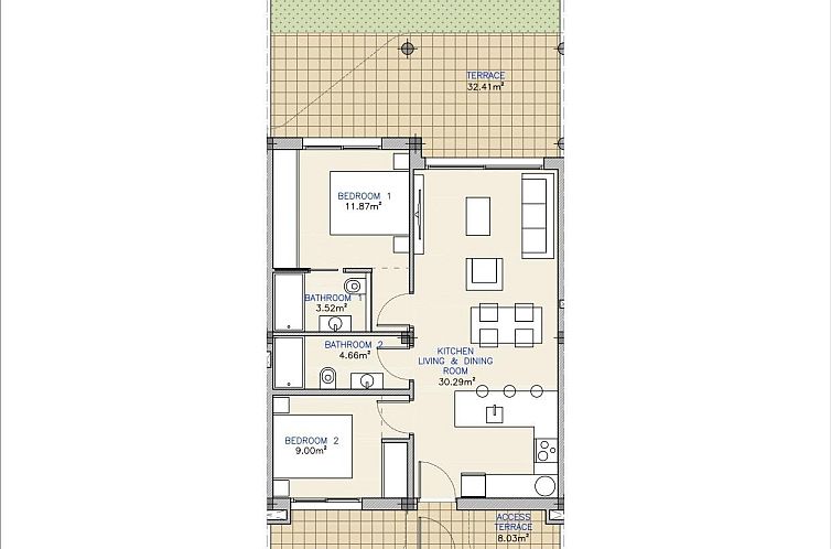 Appartement in Los Alcazares