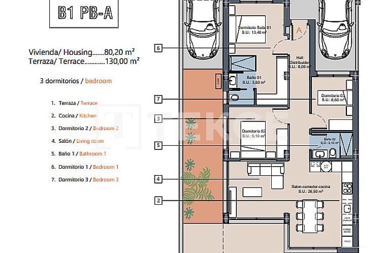 Appartement in Los Alcazares