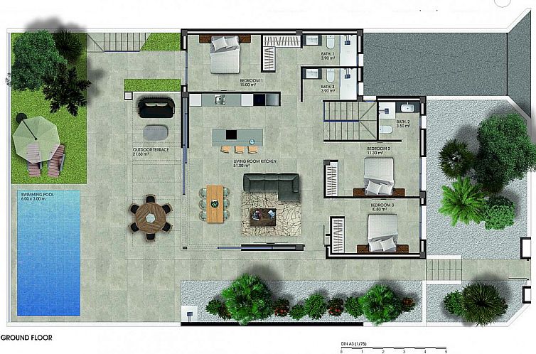 Vrijstaande woning in Los Alcazares