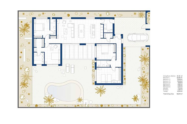 Vrijstaande woning in Banos y Mendigo