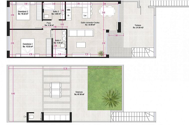 Geschakelde woning in Alhama De Murcia