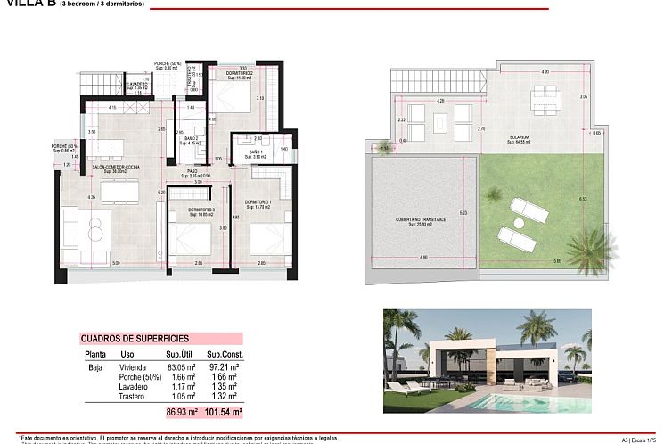 Vrijstaande woning in Alhama De Murcia