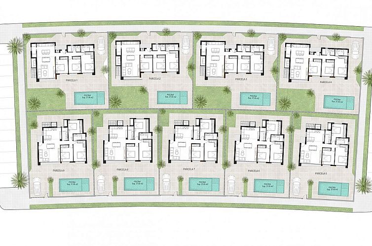 Vrijstaande woning in Alhama De Murcia