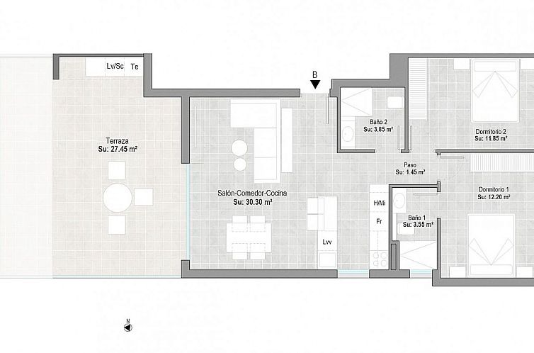 Appartement in Alhama De Murcia