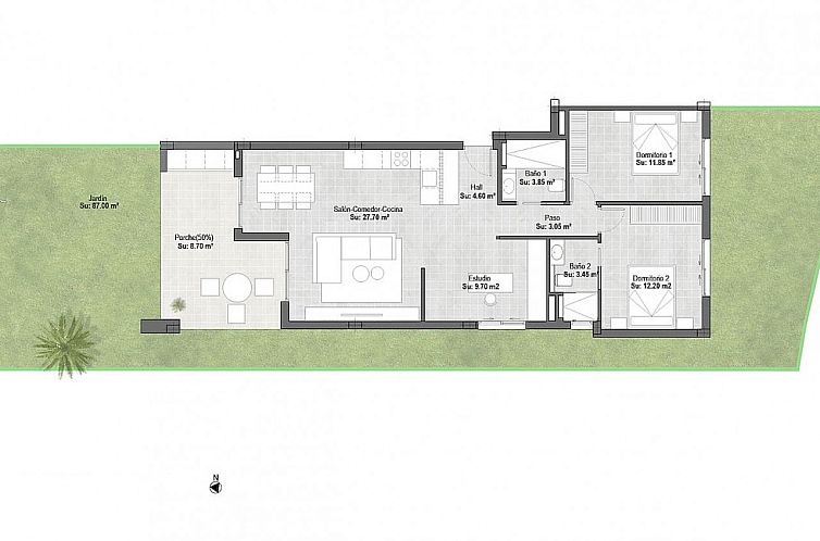 Appartement in Alhama De Murcia