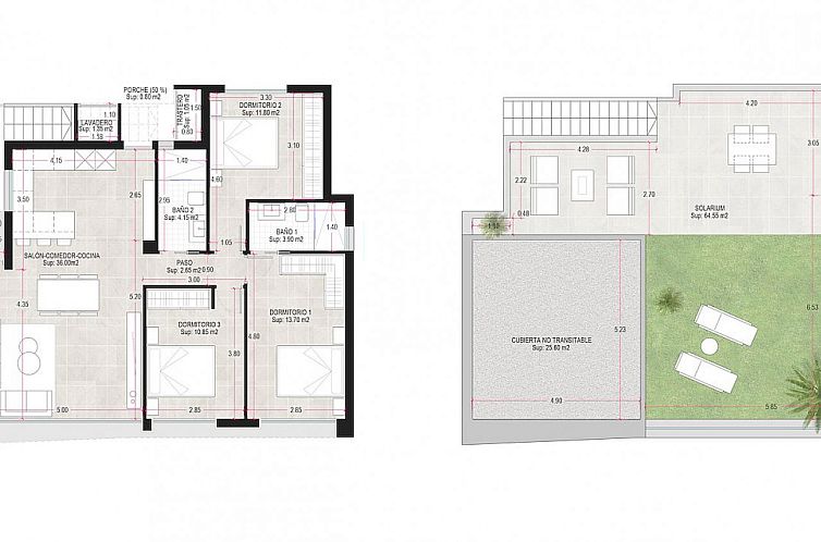 Vrijstaande woning in Alhama De Murcia