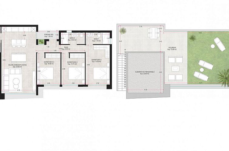 Vrijstaande woning in Alhama De Murcia