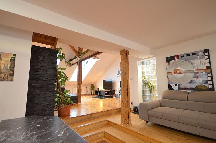 Appartement Wohnung "Attic Josefov" mit eigener Terrasse