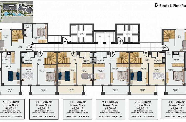 Appartement in Alanya