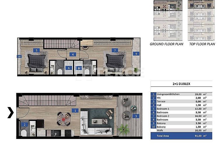 Appartement in Alanya