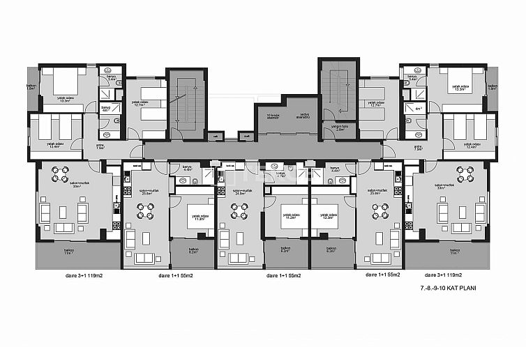 Appartement in Alanya