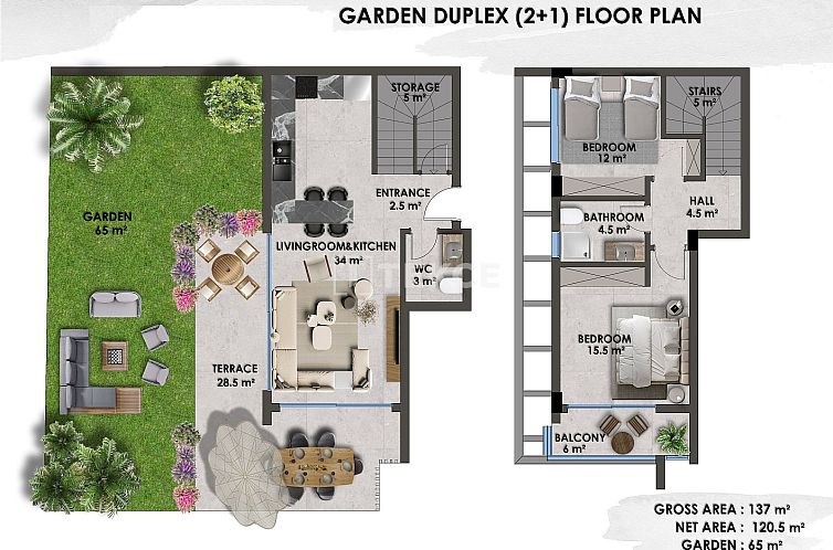 Appartement in Alanya