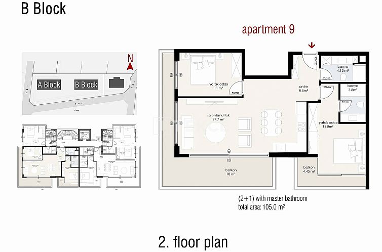 Appartement in Alanya