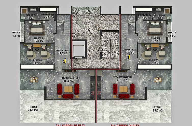 Appartement in Alanya