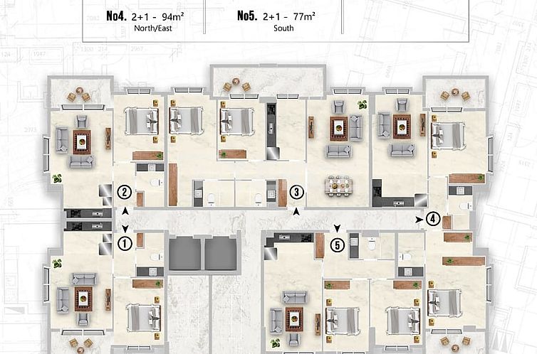 Appartement in Alanya